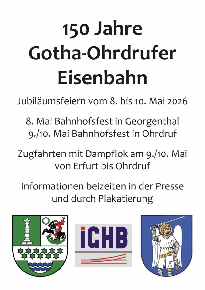 150 Jahre Gotha–Ohrdrufer Eisenbahn